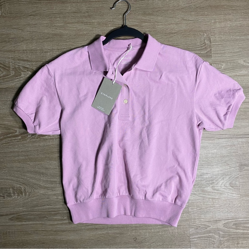Everlane Mauve Organic Cotton Polo